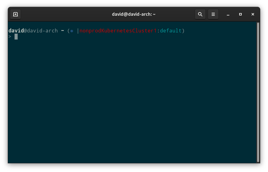 A screenshot of my terminal window showing my zsh integration